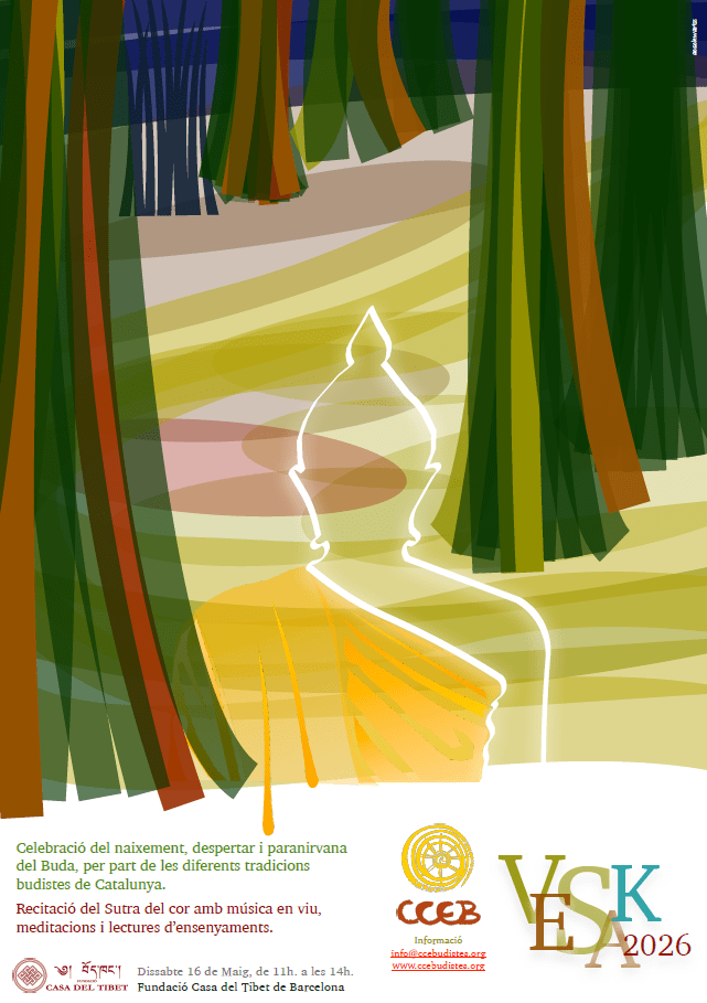 Vesak 2026 Casa del Tíbet Barcelona 16 de maig 11-14h